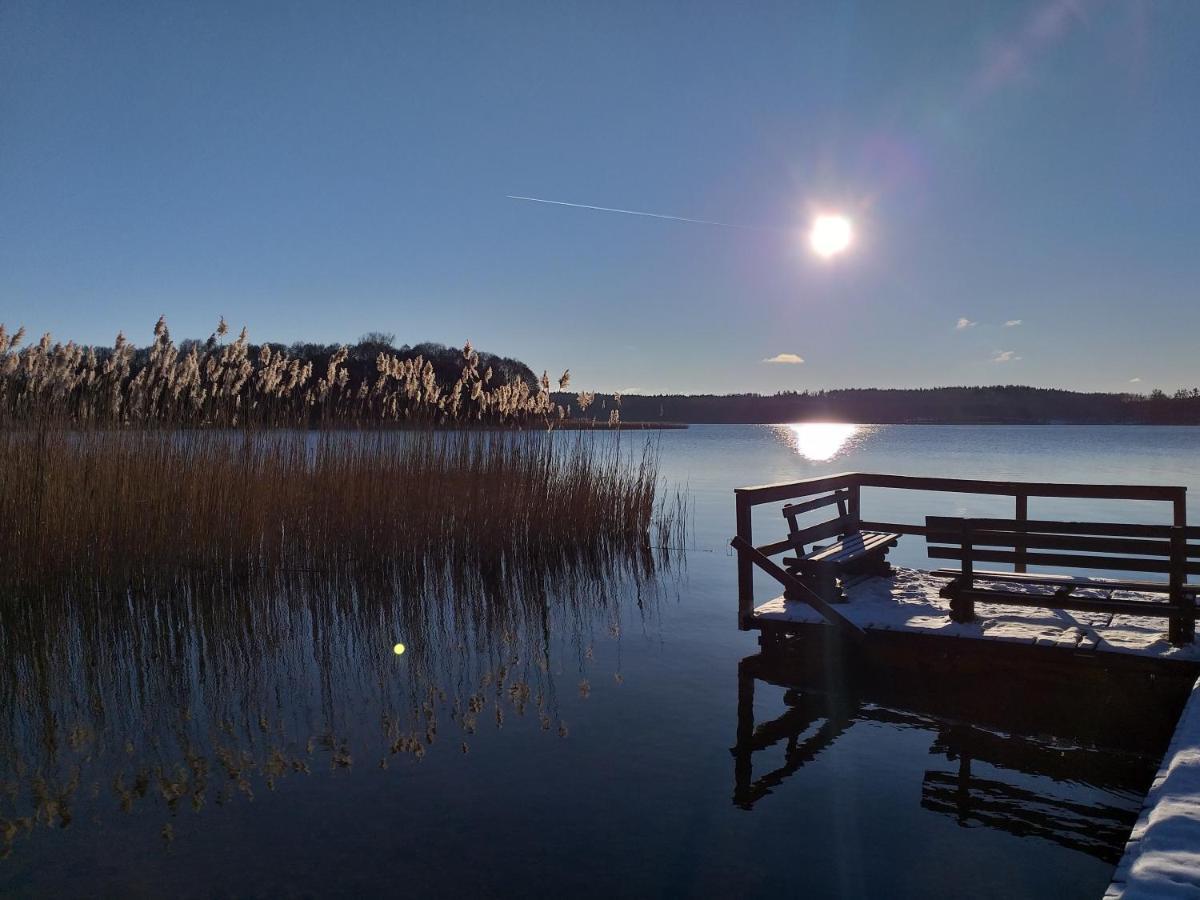 Mazury Domek Caloroczny Pelnik Gm Ostroda Jezioro Las Exteriör bild