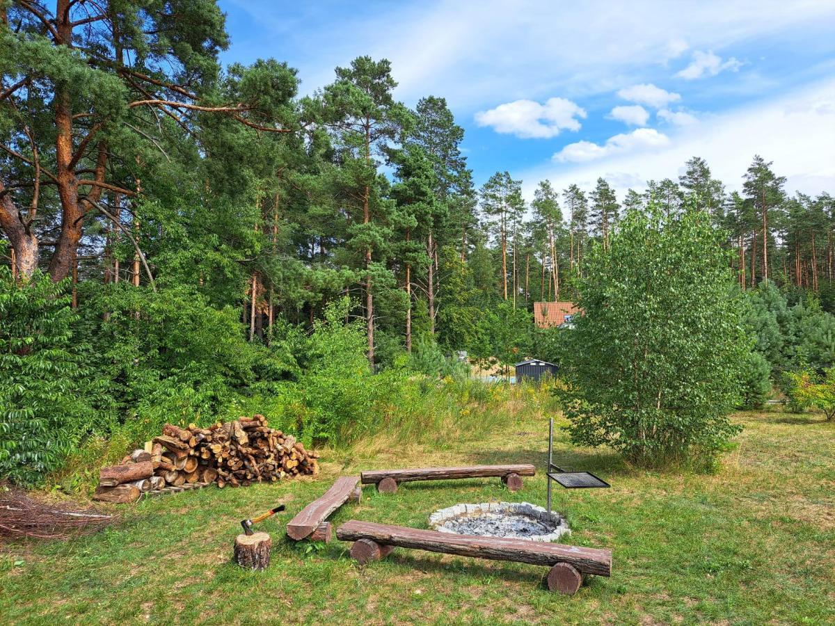 Mazury Domek Caloroczny Pelnik Gm Ostroda Jezioro Las Exteriör bild